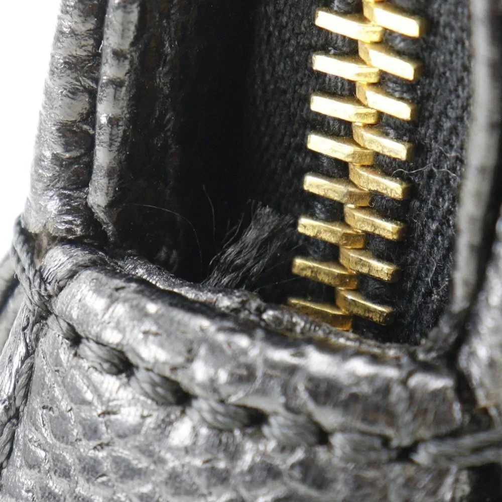 CHANEL Black Caviar Leather Bag